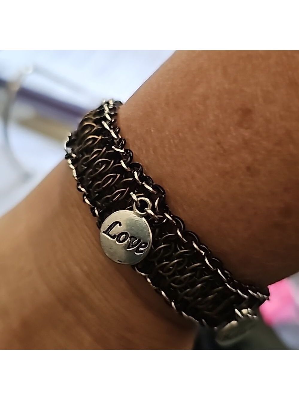 Viperscale Weave Chainmail Bracelet